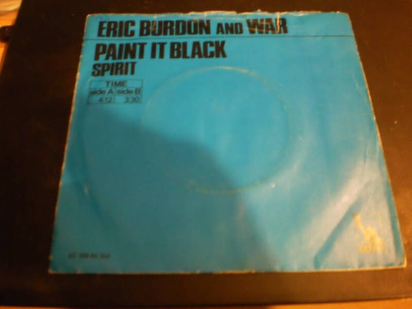 single Eric Burdon & War - Paint it black