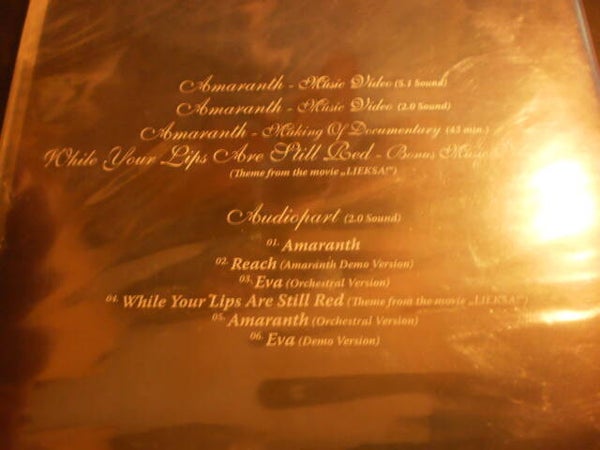 DVD Nightwish - Amaranth   NIEUW