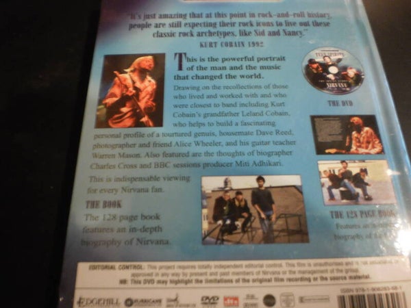 DVD en boek Nirvana -  Teen spirits  NIEUW