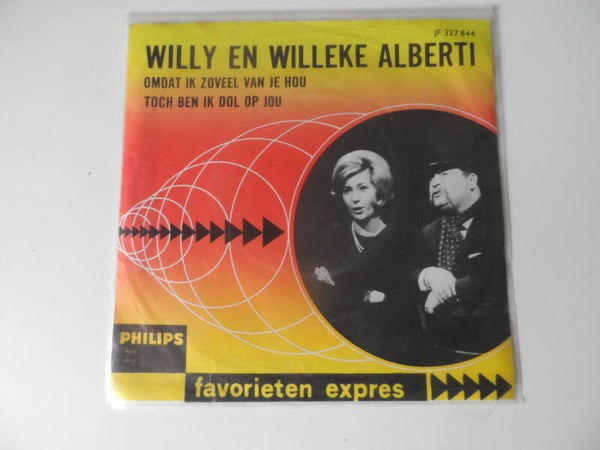 Single Willy & Willeke Alberti - omdat ik zoveel van je hou