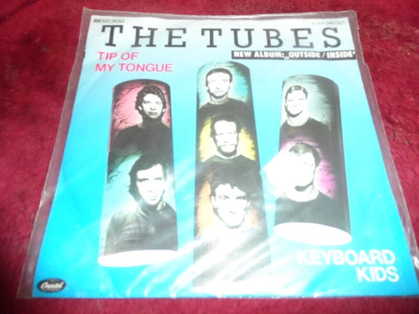 Single The Tubes - Tip of my tongue / Keyboard Kids   NIEUW
