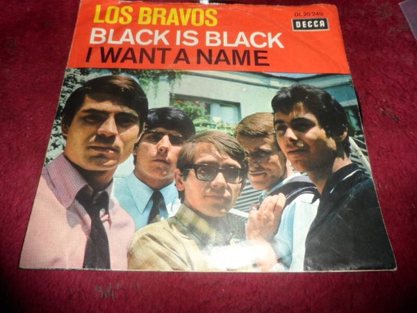 Single Los Bravos  - Black is black