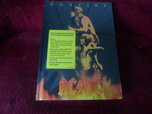 4 CD box AC/DC Bonfire   NIEUW