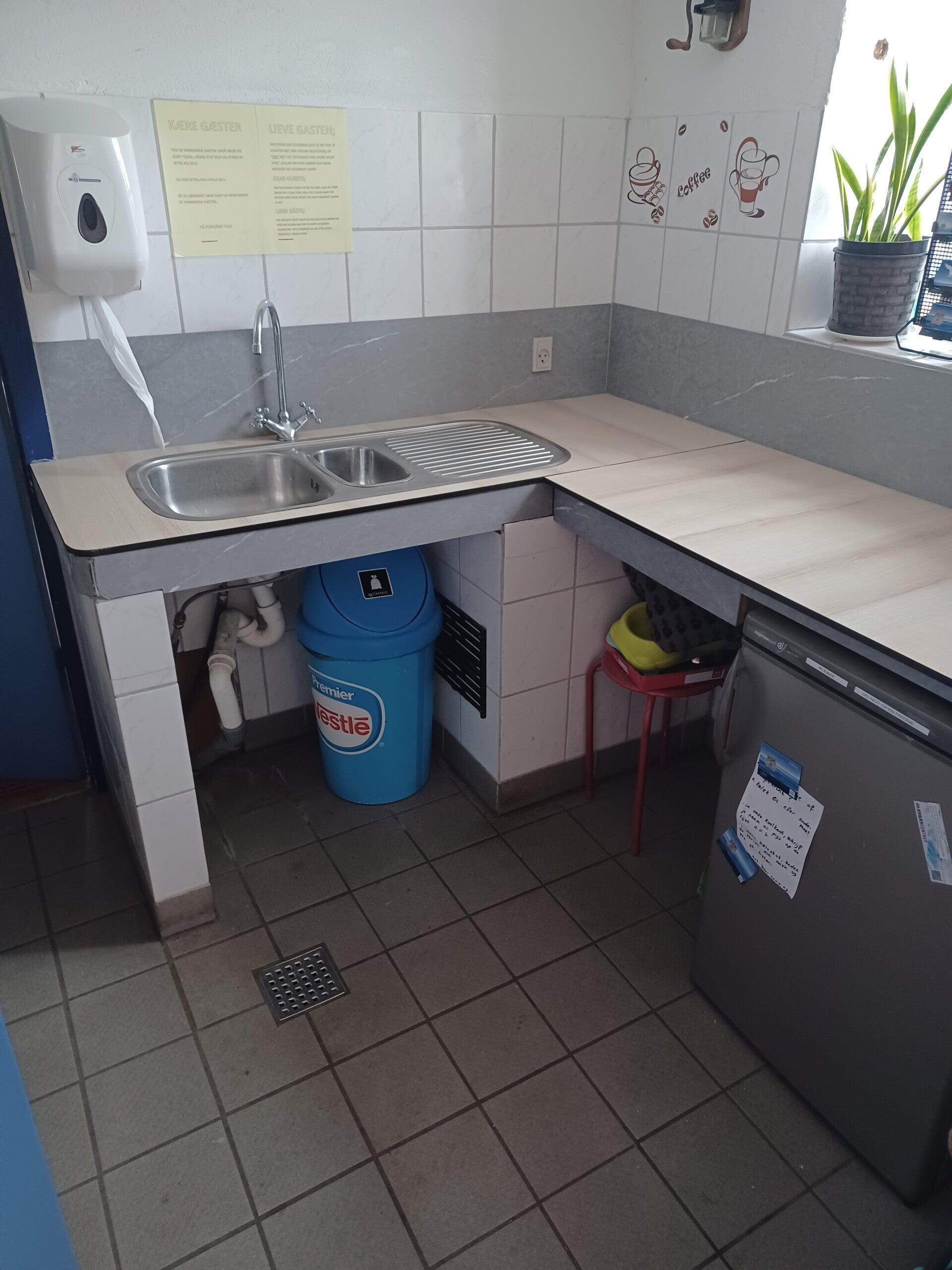 keuken in sanitairgebouw