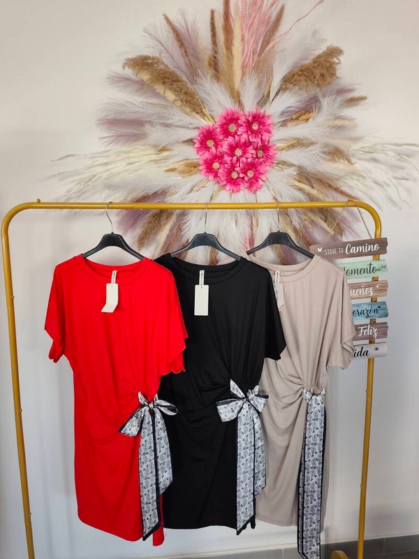 Vestido moña