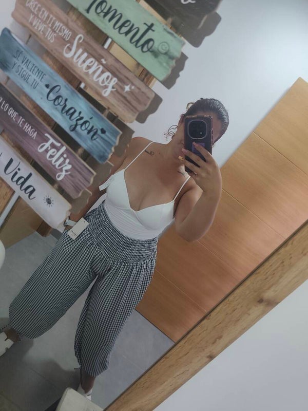 Pantalón cuadros
