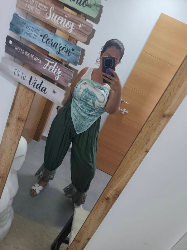 Pantalón encaje