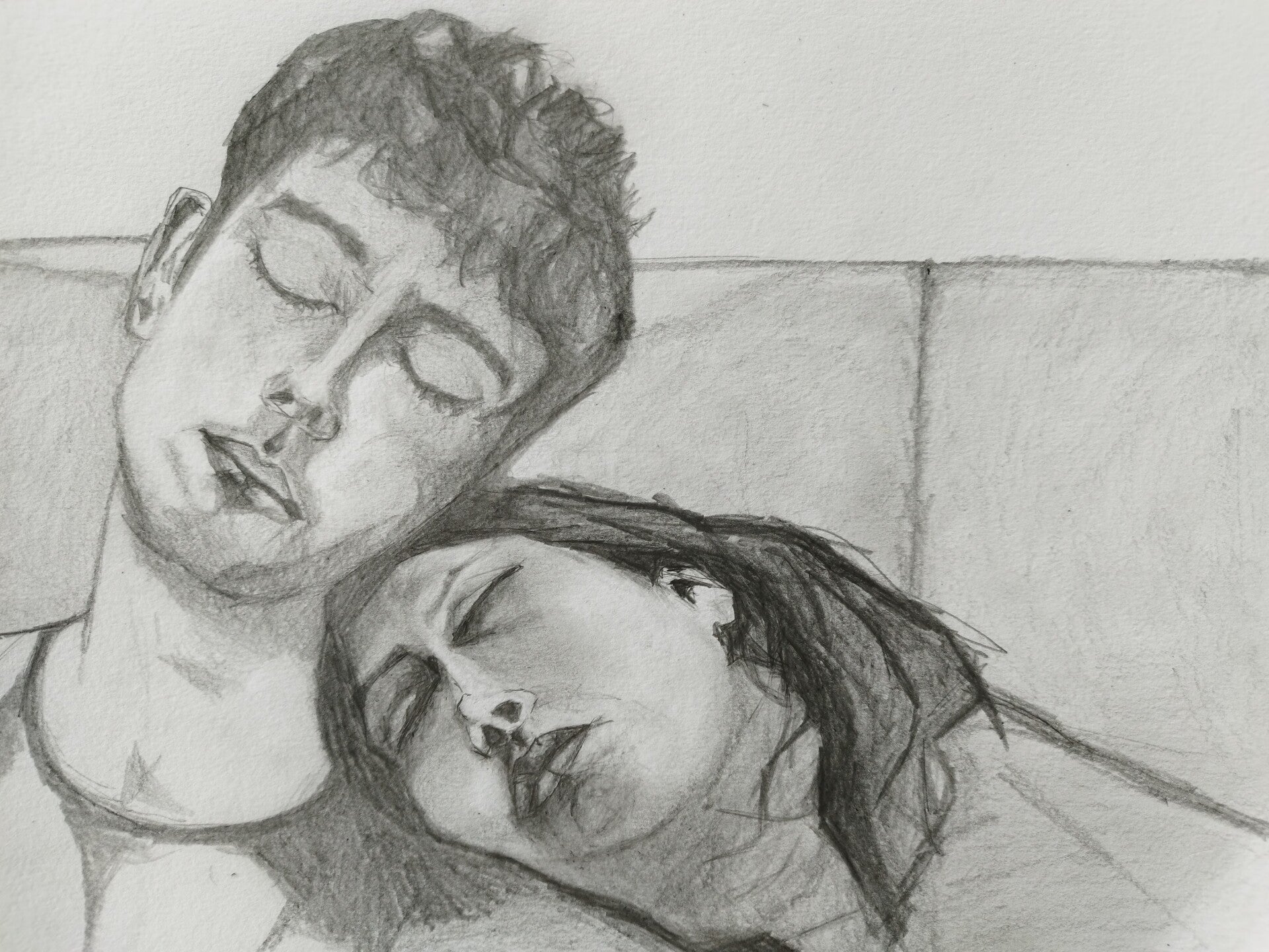 Dibujo en el tren