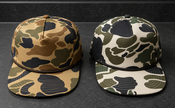 Old School Camo Rope Hat
