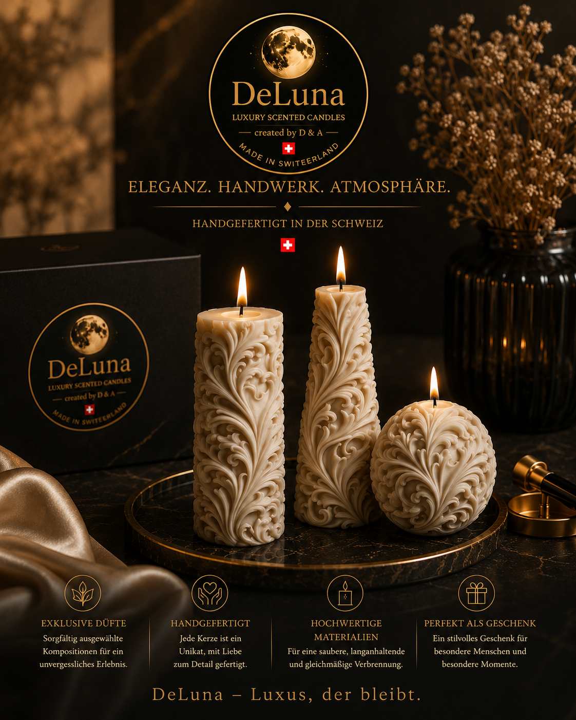 Florale Kollektion – 3er Set