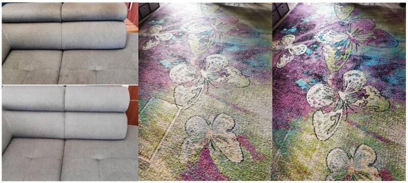 Usługę prania tapicerki i dywanów oraz wykładzin można zamówić z dojazdem do domu