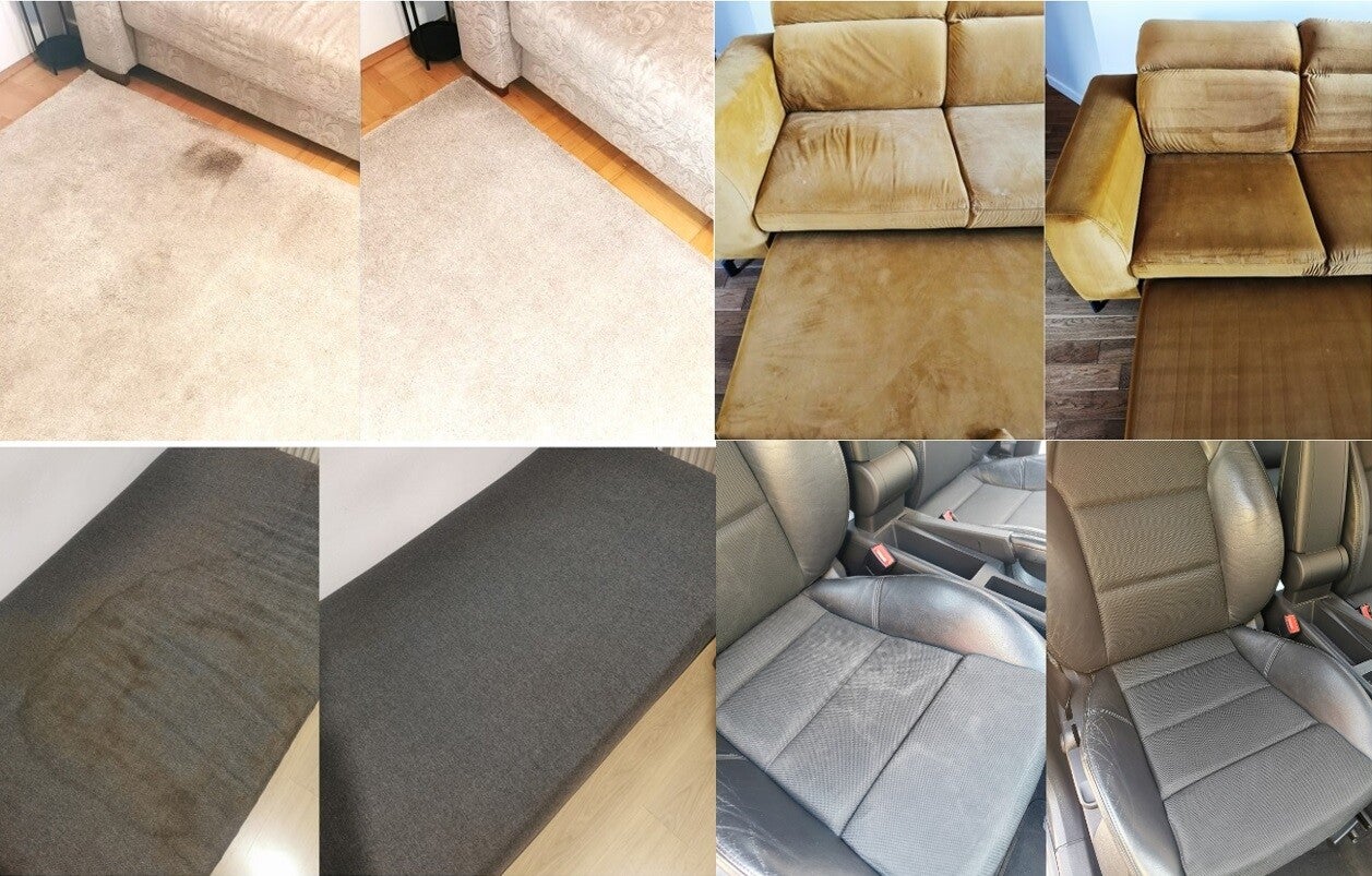 Pranie tapicerki samochodowej, tapicerki meblowej, dywanów i wykładzin - usługa wykonywana jest w domu klienta