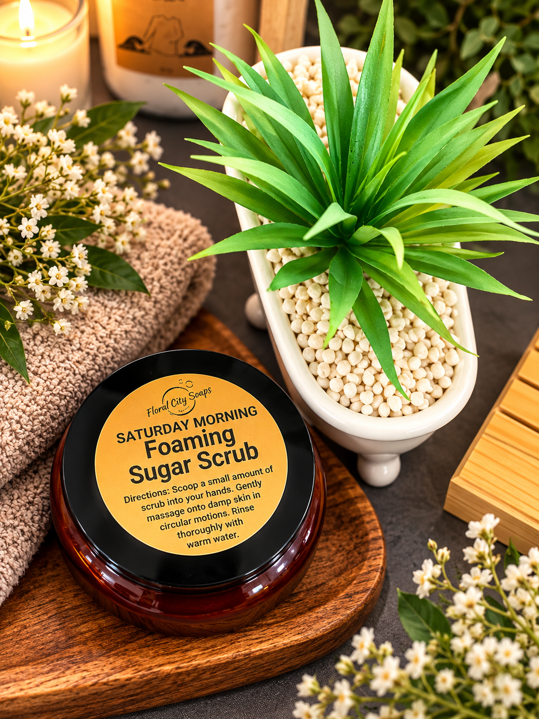 Saturday Morning Foaming Sugar Scrub
