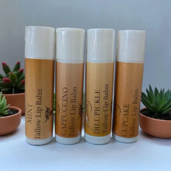 Flavored Tallow lip balm