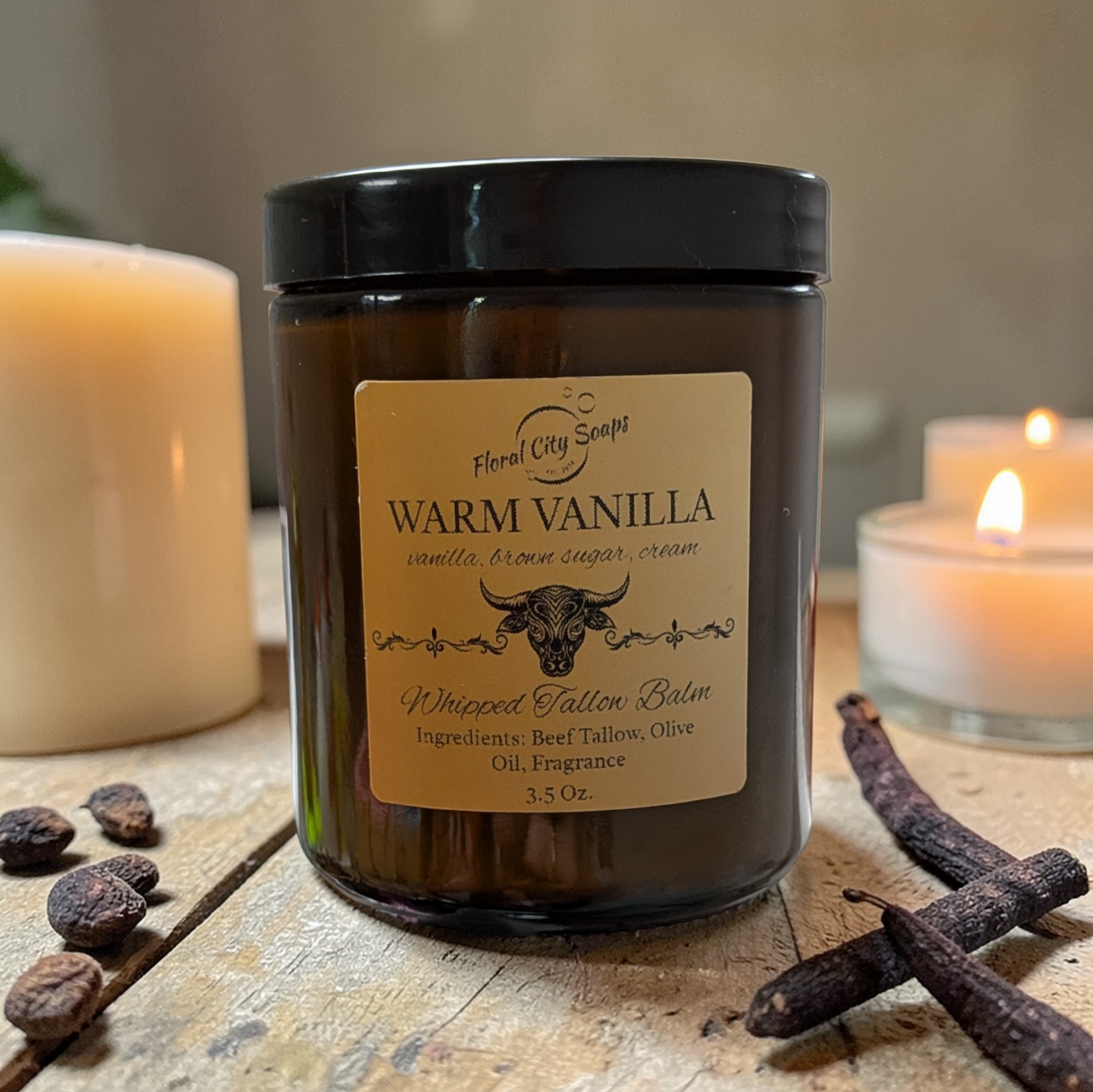 Warm Vanilla Whipped Body Tallow