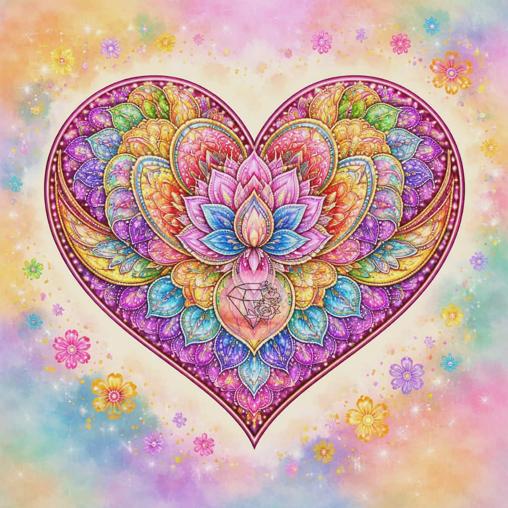 Essence d'amour - 50x50cm