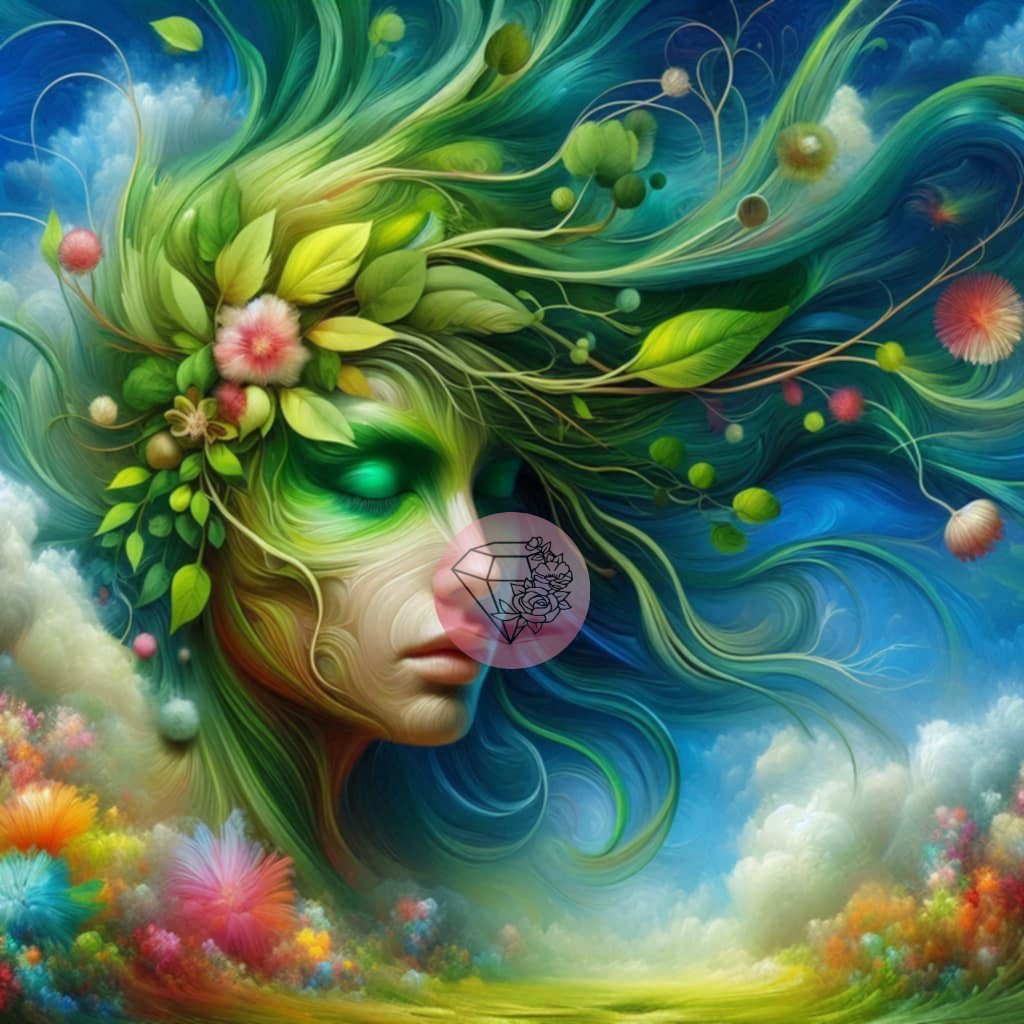 Esprit du vent 70x70cm