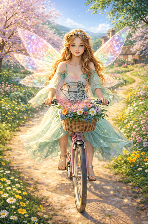 Ballade printanière - 60x90cm