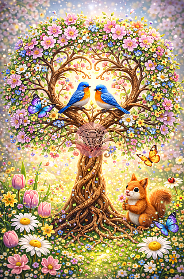 Harmonie printanière 60x90cm