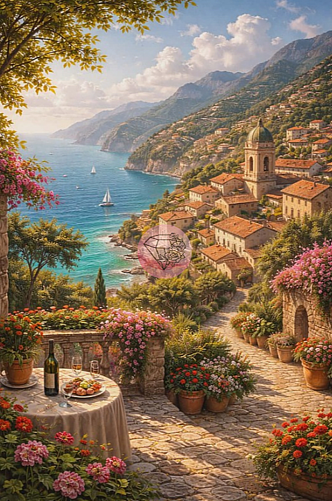 Escapade ensoleillée - 60x90cm