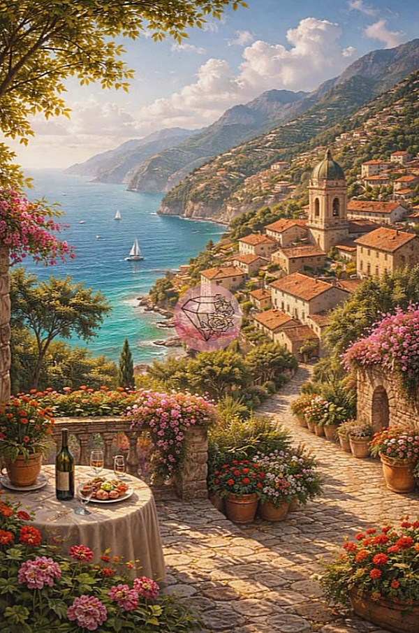 Escapade ensoleillée - 60x90cm