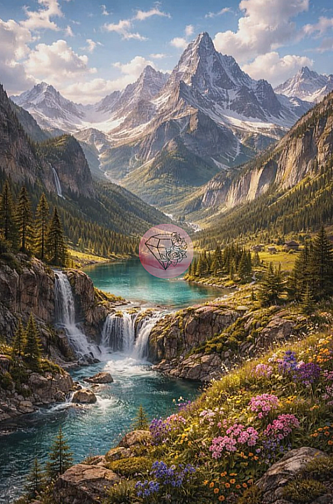 Horizon paisible - 60x90cm