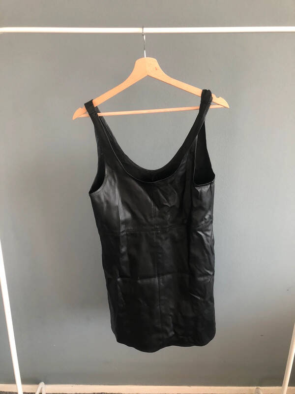 Leatherlook jurk