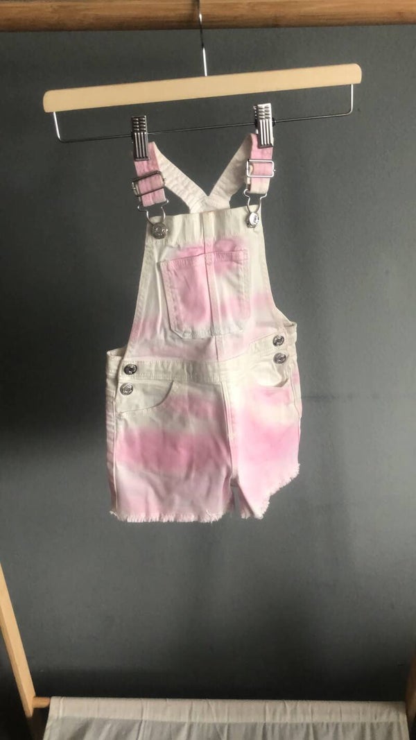 PRIMARK Roze/Witte Tie-Dye Tuinbroek - Melissa