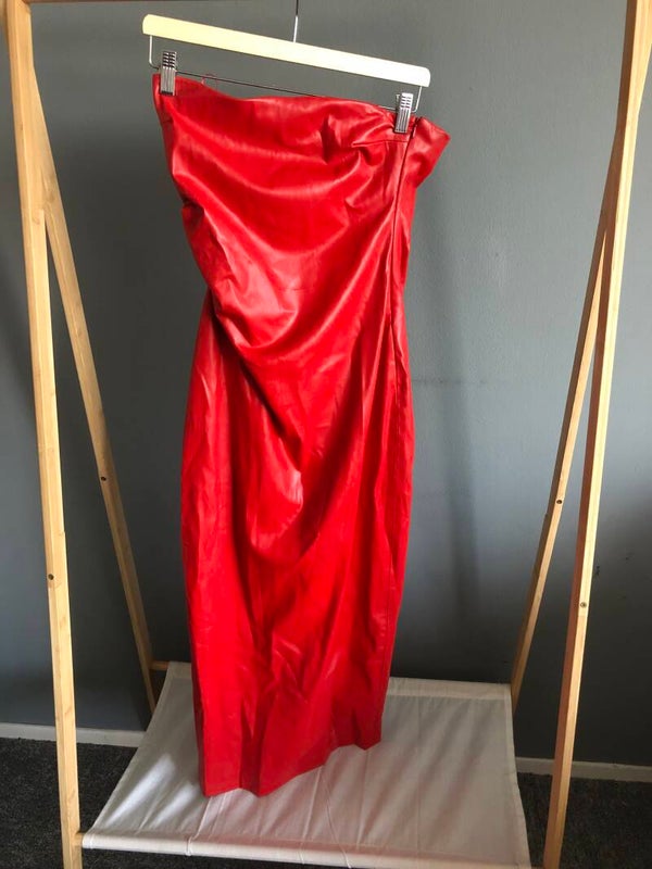 Elegante rode Zara jurk - Melany