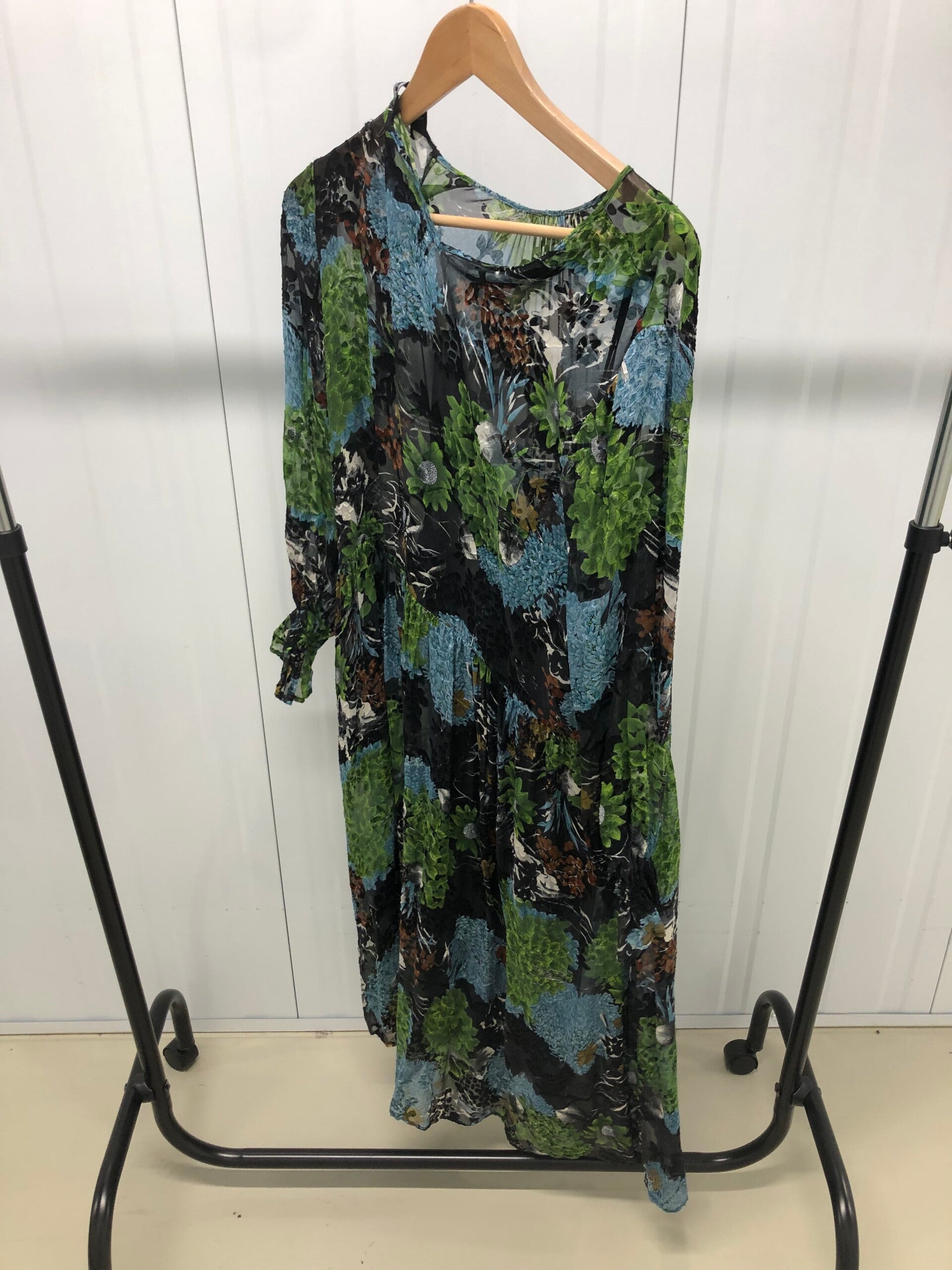 Maxi-Jurk met Botanische Print - Fatima Moreira de Melo