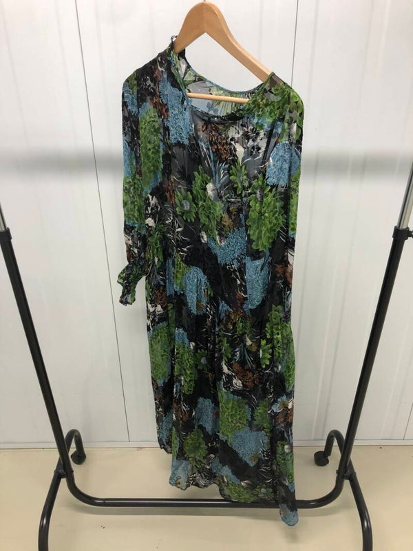 Maxi-Jurk met Botanische Print - Fatima Moreira de Melo