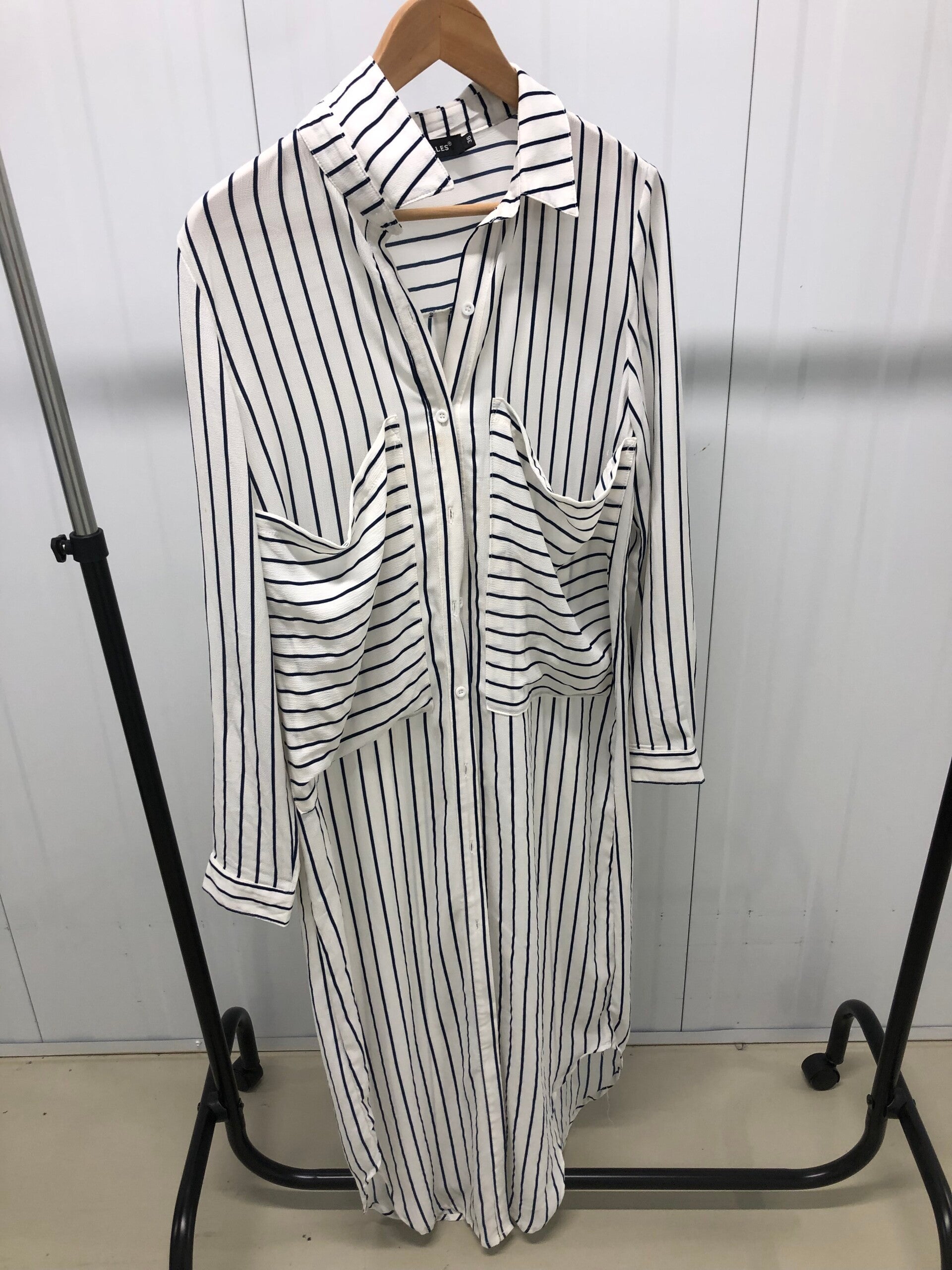 Voyelles Gestreepte Blousejurk - Fatima Moreira de Melo