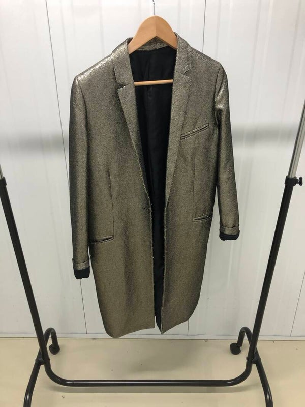 Samsøe Samsøe Goud-Bronzen Glitter Longline Blazer - Fatima Moreira de Melo