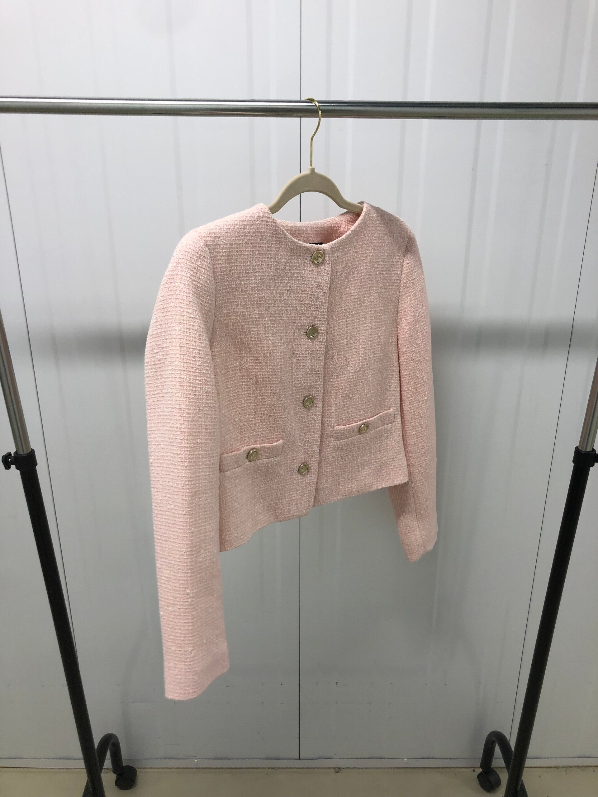 Zara roze blazer - Nathalie & Nick