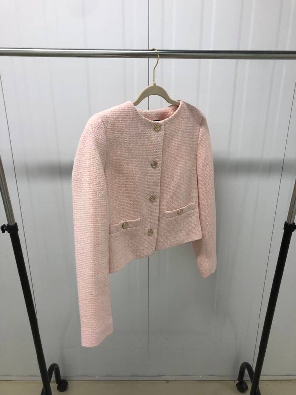 Zara roze blazer - Nathalie & Nick