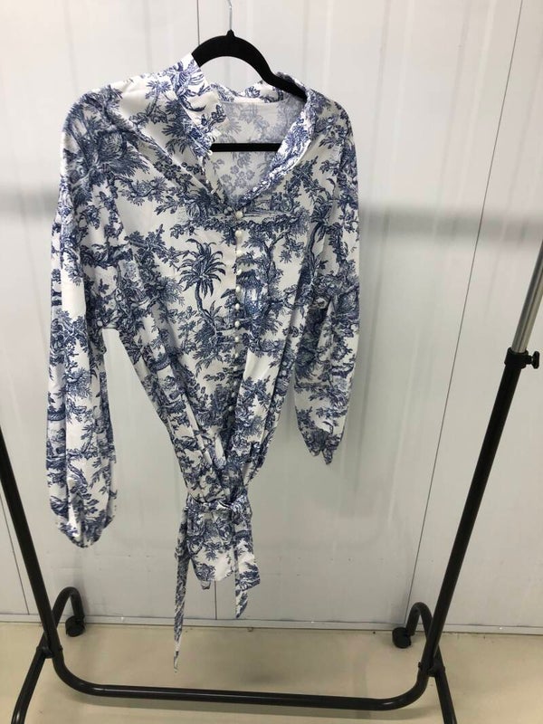 Toile de Jouy Blousejurk met Taillelint - Nathalie & Nick