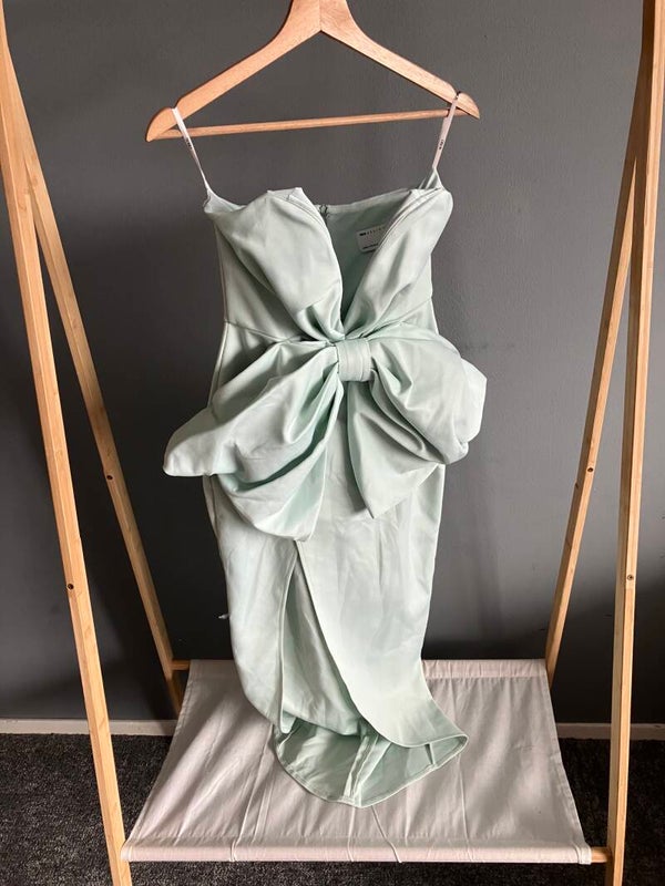 ASOS Design Strapless Bow Detail Midi Dress - Melissa