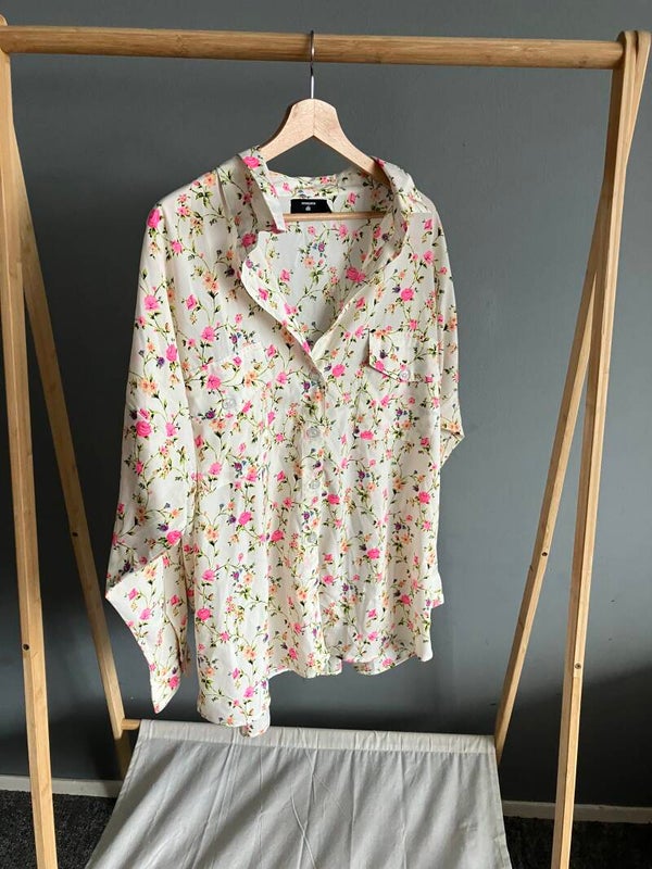 Heartbreak Floral Oversized Shirt Multi - Melissa