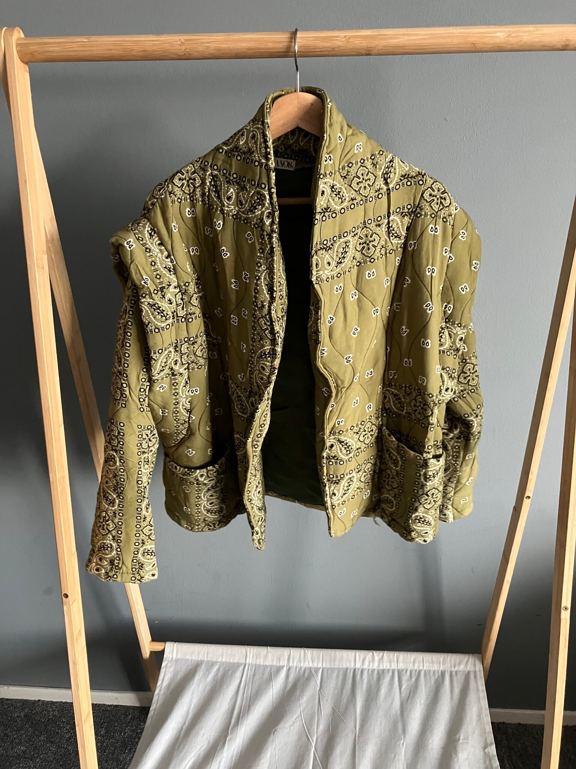 Aokyanos Quilted Bandana Jacket Olive - Melissa