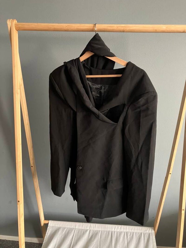 Nieuw Innovare Denim Cut-Out Blazer Black - Melissa