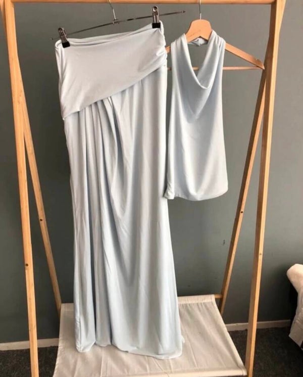 Meshki Elegante Lichtblauwe Matchende Set - Sarah Puttemans