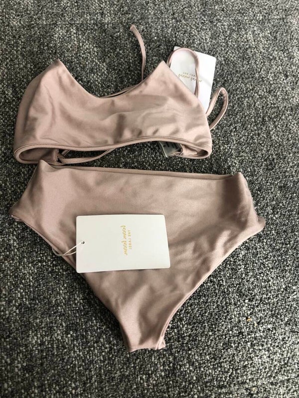 Nieuw The Label Edition high-waist bikini beige - Rose Bertram