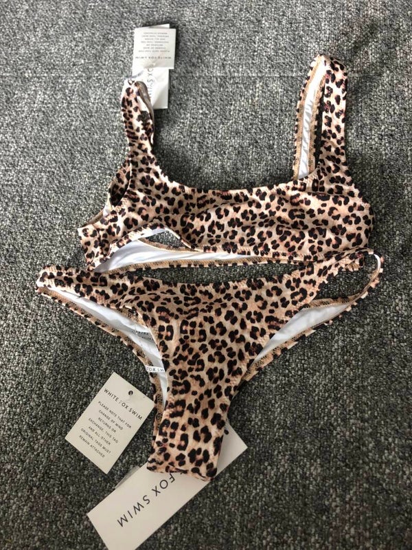 Nieuw White Fox Swim Ibiza leopard bikini – Rose Bertram