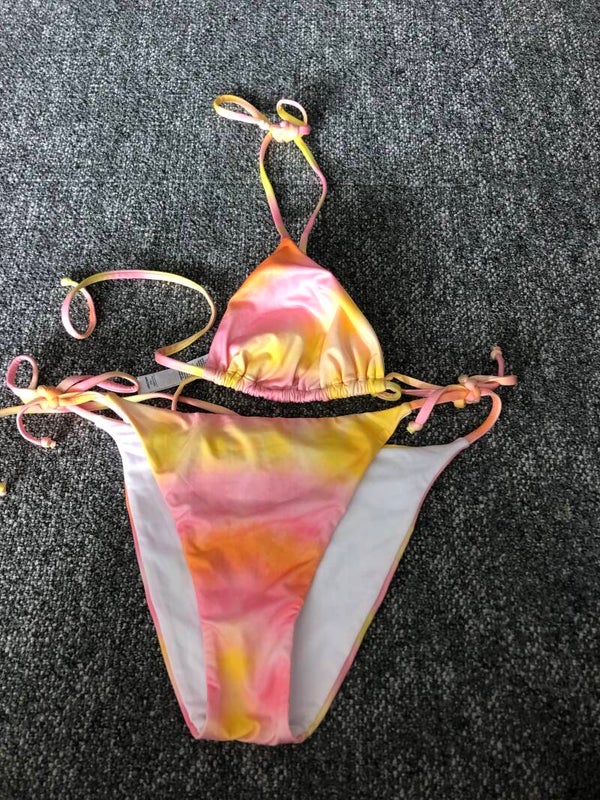 Yamamay tie-dye halter bikini - Rose Bertram