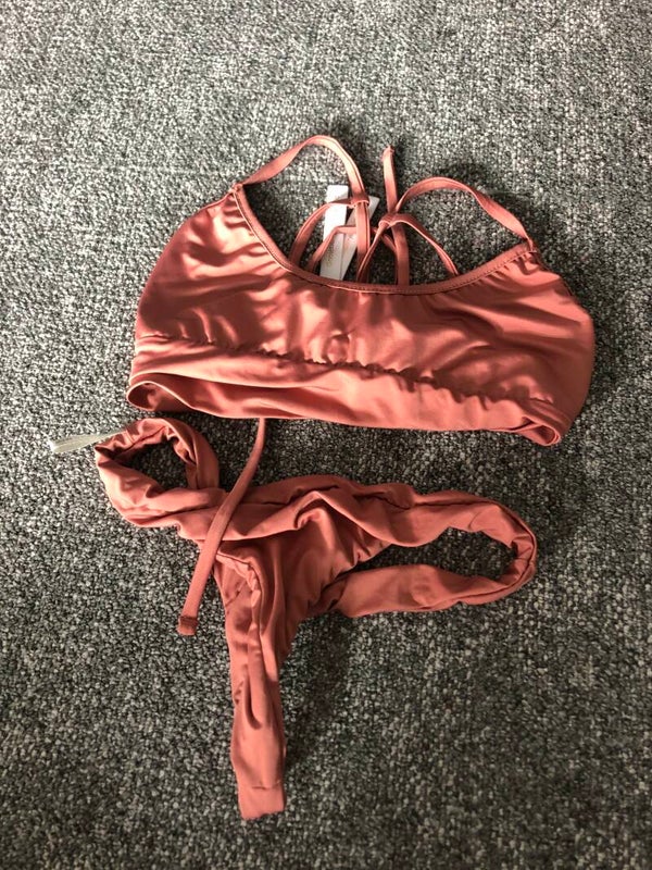 Nieuw Gooseberry Seaside strappy bikini roestbruin - Rose Bertram