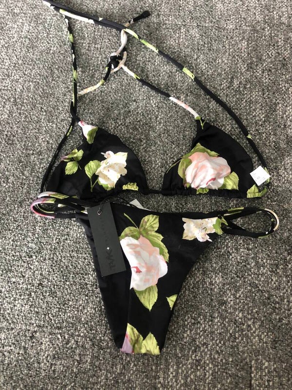Nieuw TYK Swimwear halter bikini bloemenprint - Rose Bertram