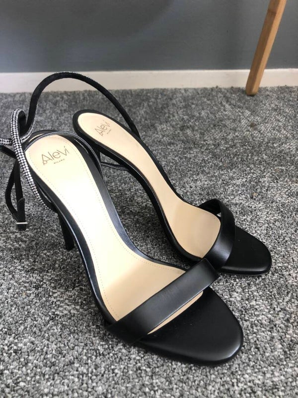 Aleví Milano strass sandalen zwart - Rose Bertram