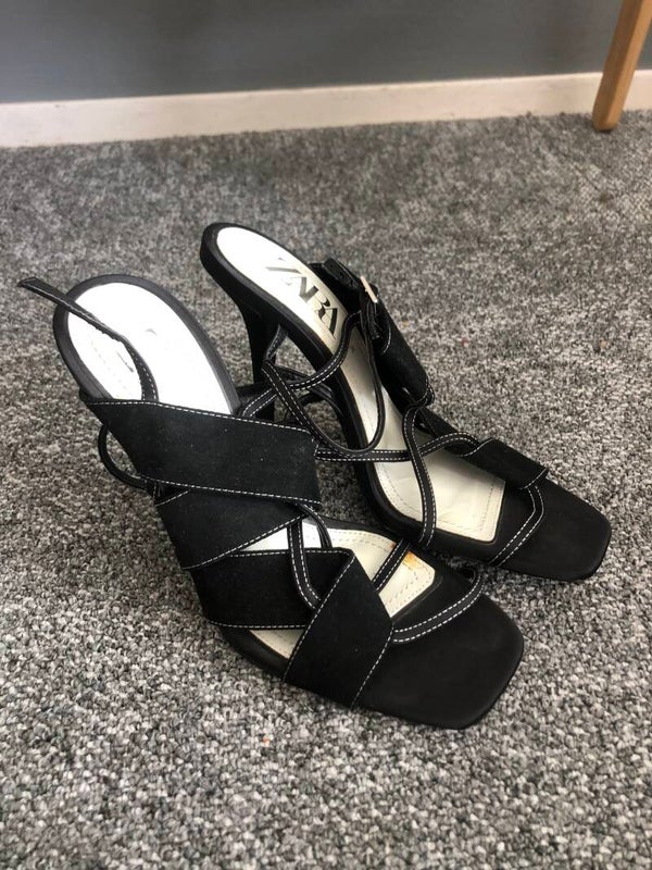 Zara strappy sandalen zwart - Rose Bertram