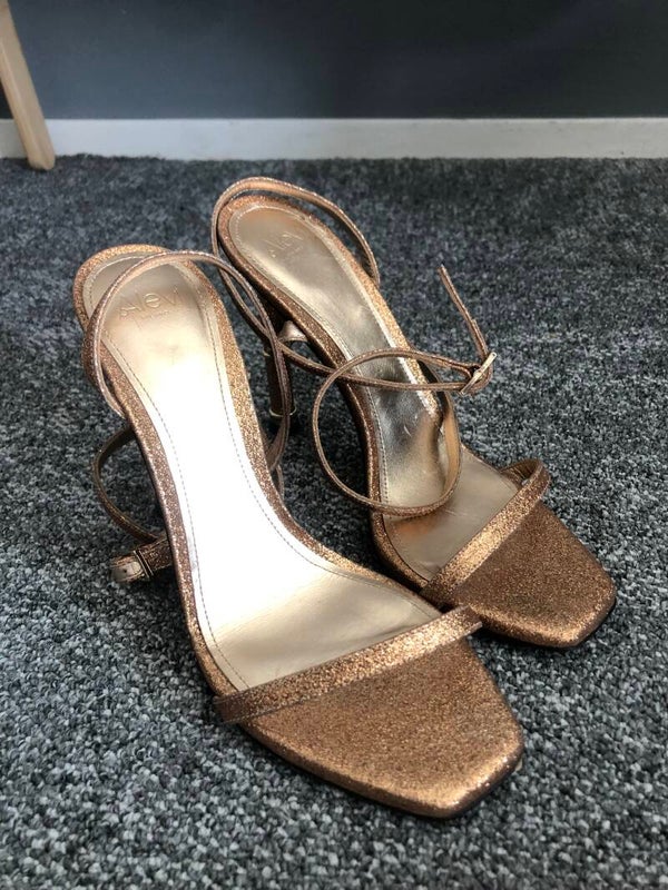 Aleví Milano glitter sandalen brons - Rose Bertram