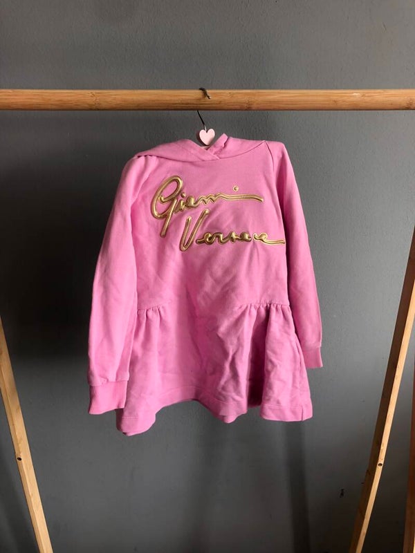 Versace signature hoodie roze (Kids) - Rose Bertram